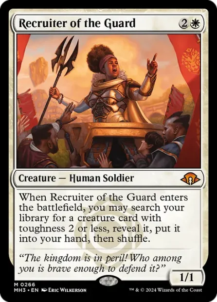 Recruiter of the Guard, Modern Horizons 3 — Magic: The Gathering card