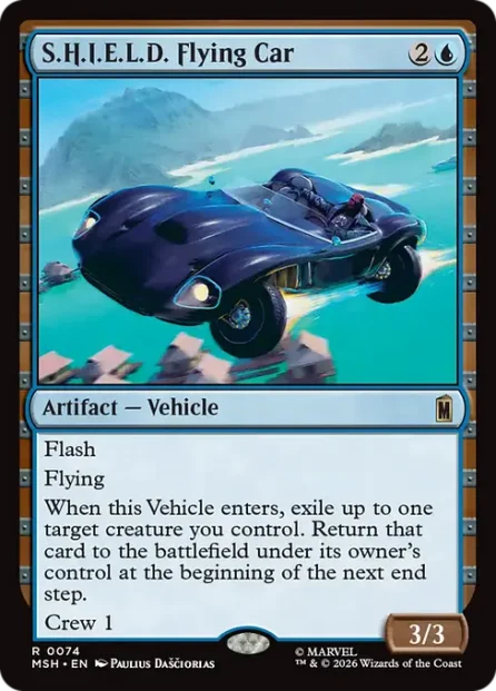 S.H.I.E.L.D. Flying Car, Marvel Super Heroes — Magic: The Gathering card