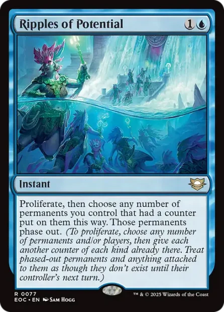Ripples of Potential, Edge of Eternities Commander — Magic: The Gathering card