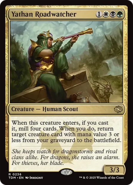 Yathan Roadwatcher, Tarkir: Dragonstorm — Magic: The Gathering card