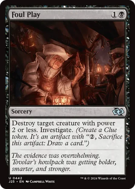 Foul Play, Foundations Jumpstart — Magic: The Gathering card