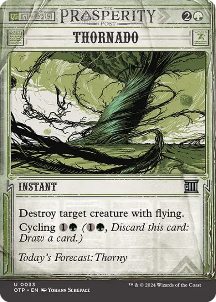 Thornado, Breaking News — Magic: The Gathering card