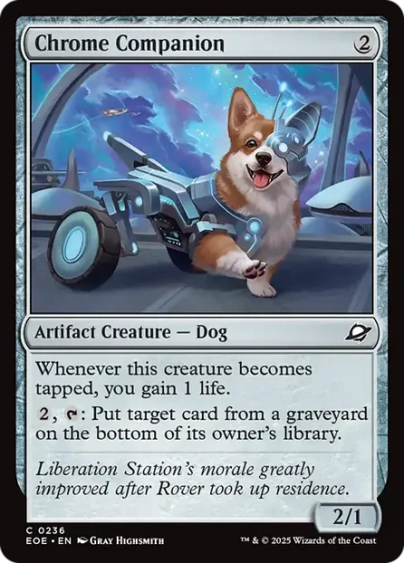 Chrome Companion, Edge of Eternities — Magic: The Gathering card
