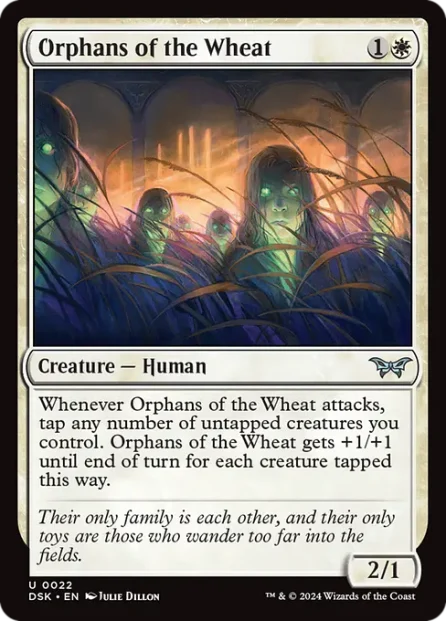 Orphans of the Wheat, Duskmourn: House of Horror — Magic: The Gathering card