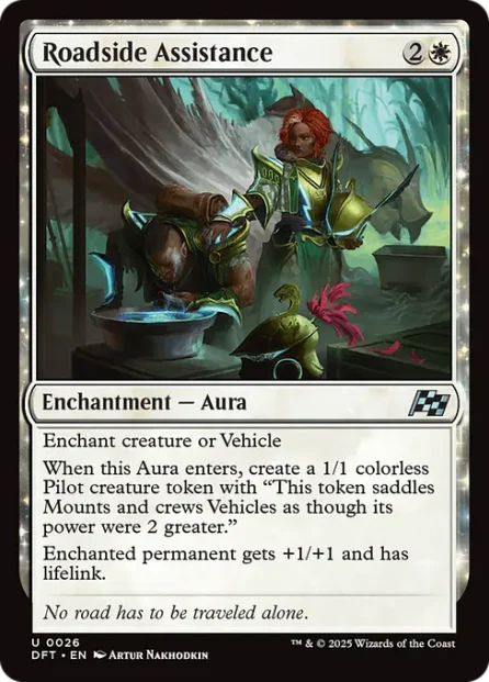 Roadside Assistance, Aetherdrift — Magic: The Gathering card
