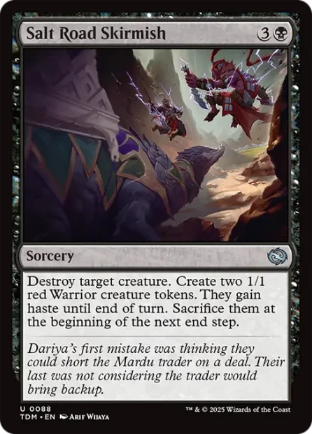 Salt Road Skirmish, Tarkir: Dragonstorm — Magic: The Gathering card