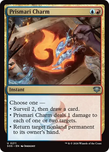 Prismari Charm, Secrets of Strixhaven — Magic: The Gathering card