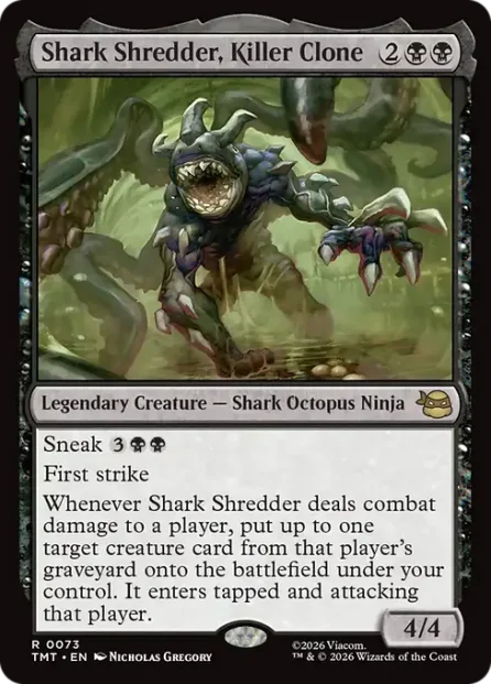 Shark Shredder, Killer Clone, Teenage Mutant Ninja Turtles — Magic: The Gathering card