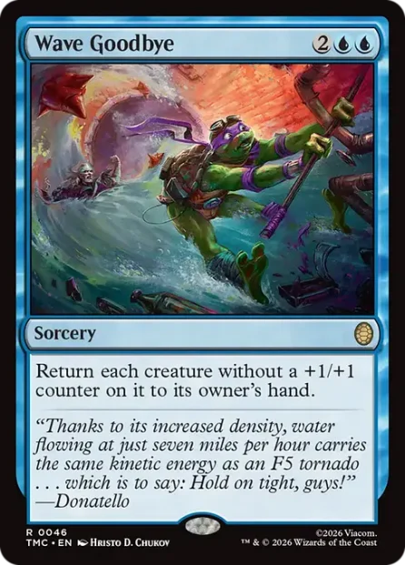 Wave Goodbye, Teenage Mutant Ninja Turtles Eternal — Magic: The Gathering card
