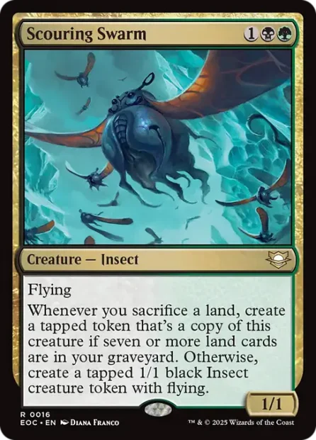 Scouring Swarm, Edge of Eternities Commander — Magic: The Gathering card