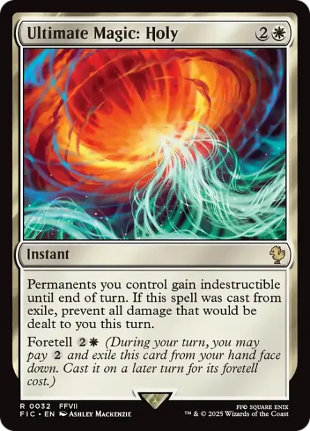 Ultimate Magic: Holy, Final Fantasy Commander — Magic: The Gathering card