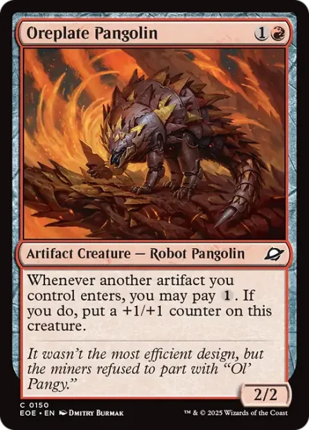 Oreplate Pangolin, Edge of Eternities — Magic: The Gathering card