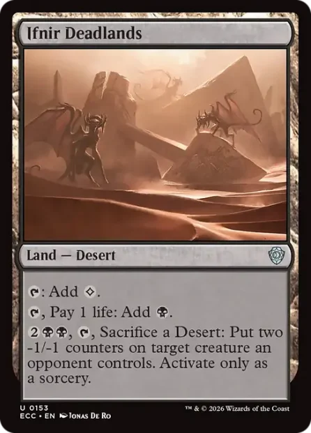 Ifnir Deadlands, Lorwyn Eclipsed Commander — Magic: The Gathering card