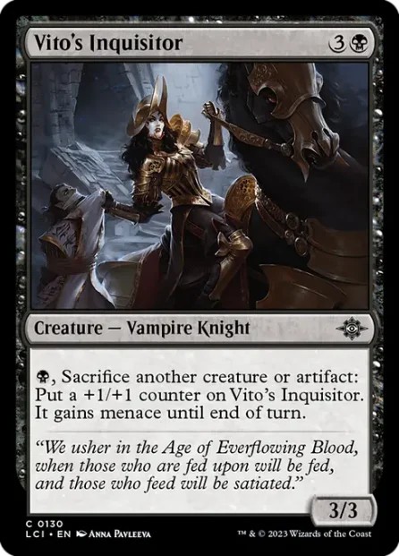 Vito's Inquisitor, The Lost Caverns of Ixalan — Magic: The Gathering card