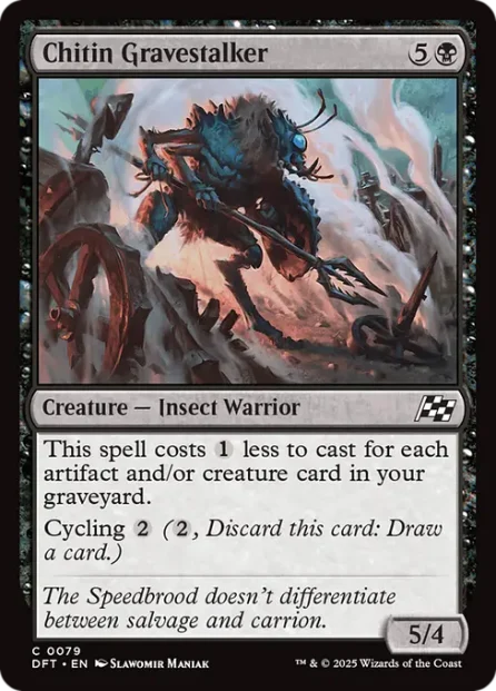 Chitin Gravestalker, Aetherdrift — Magic: The Gathering card