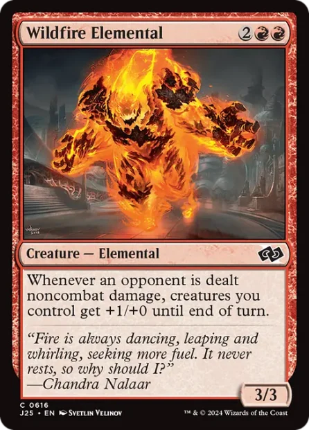 Wildfire Elemental, Foundations Jumpstart — Magic: The Gathering card