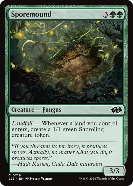 Sporemound, Foundations Jumpstart — Magic: The Gathering card