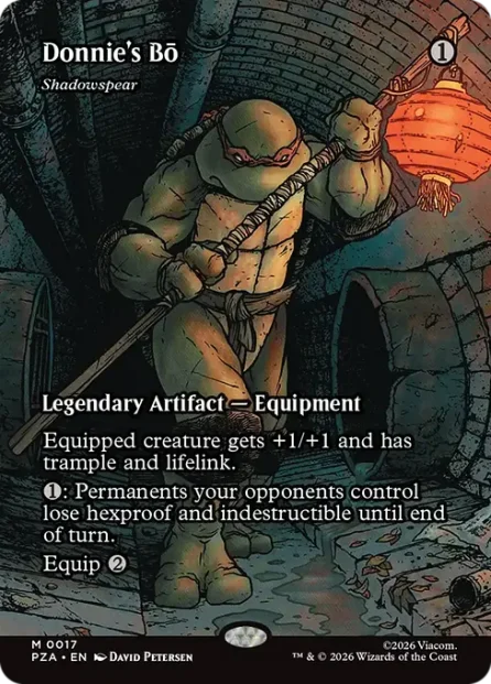 Shadowspear, Teenage Mutant Ninja Turtles Source Material — Magic: The Gathering card