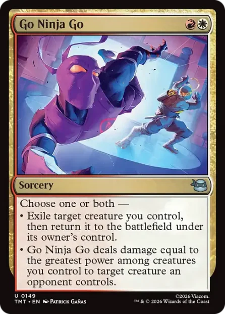 Go Ninja Go, Teenage Mutant Ninja Turtles — Magic: The Gathering card