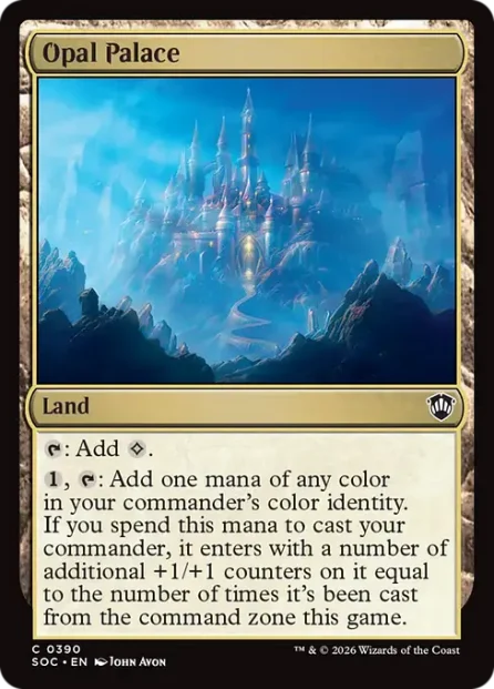 Opal Palace, Secrets of Strixhaven Commander — Magic: The Gathering card