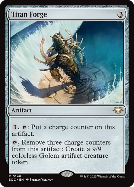 Titan Forge, Edge of Eternities Commander — Magic: The Gathering card