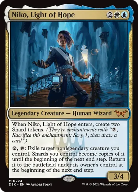 Niko, Light of Hope, Duskmourn: House of Horror — Magic: The Gathering card