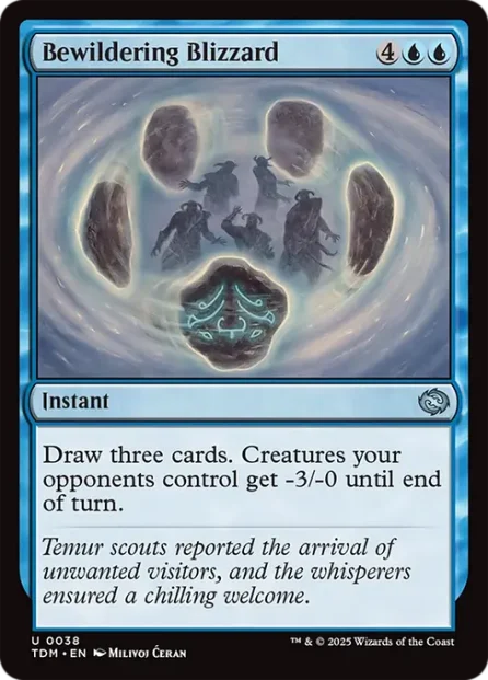 Bewildering Blizzard, Tarkir: Dragonstorm — Magic: The Gathering card