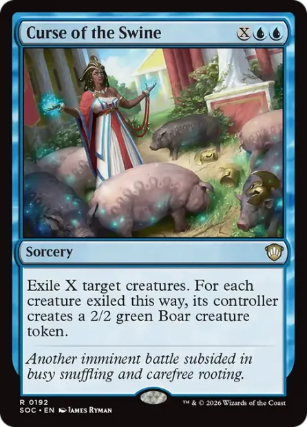 Curse of the Swine, Secrets of Strixhaven Commander — Magic: The Gathering card