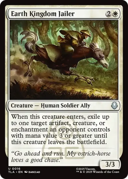 Earth Kingdom Jailer, Avatar: The Last Airbender — Magic: The Gathering card