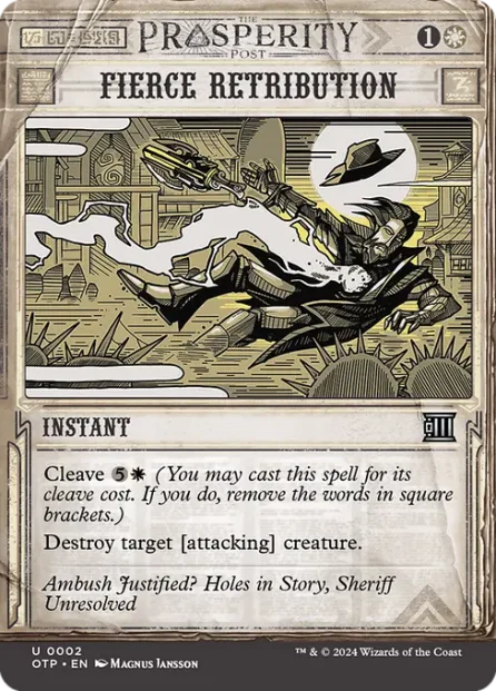 Fierce Retribution, Breaking News — Magic: The Gathering card