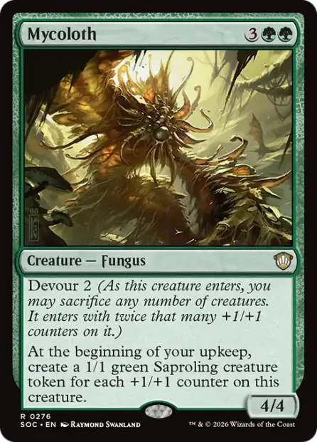 Mycoloth, Secrets of Strixhaven Commander — Magic: The Gathering card