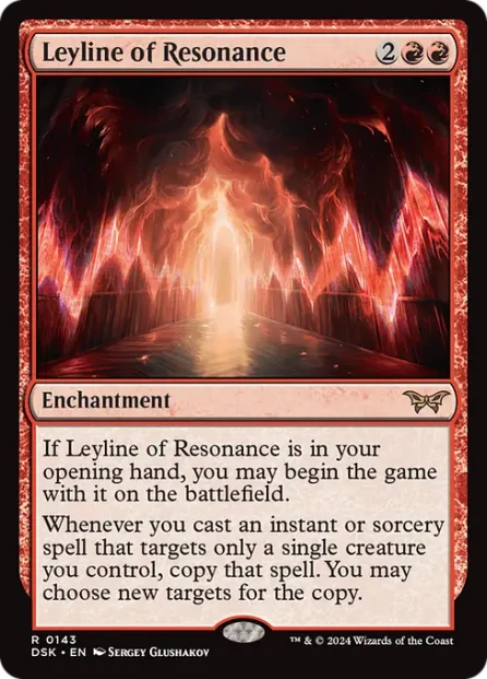 Leyline of Resonance, Duskmourn: House of Horror — Magic: The Gathering card
