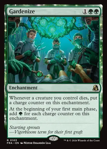 Gardenize, Reality Fracture — Magic: The Gathering card