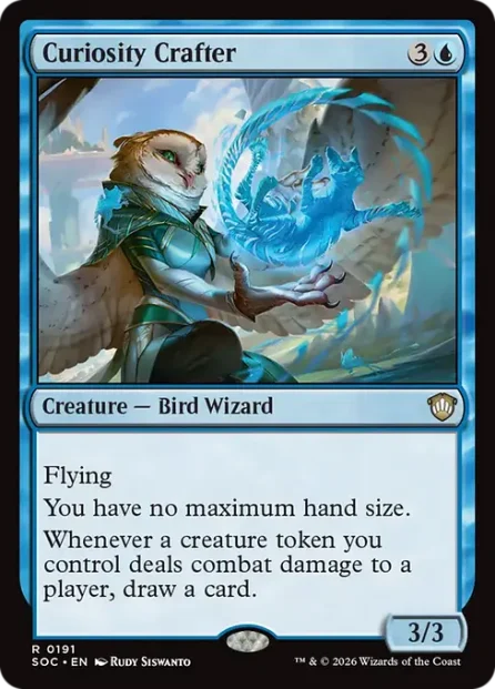 Curiosity Crafter, Secrets of Strixhaven Commander — Magic: The Gathering card