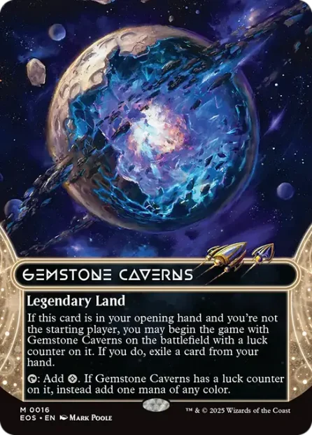 Gemstone Caverns, Edge of Eternities: Stellar Sights — Magic: The Gathering card