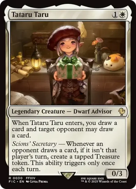 Tataru Taru, Final Fantasy Commander — Magic: The Gathering card