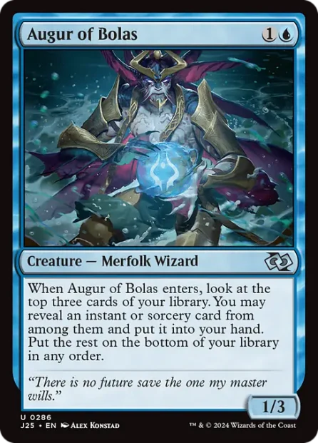 Augur of Bolas, Foundations Jumpstart — Magic: The Gathering card