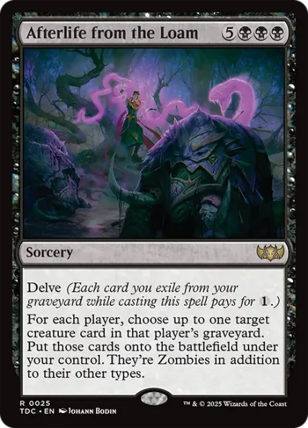 Afterlife from the Loam, Tarkir: Dragonstorm Commander — Magic: The Gathering card