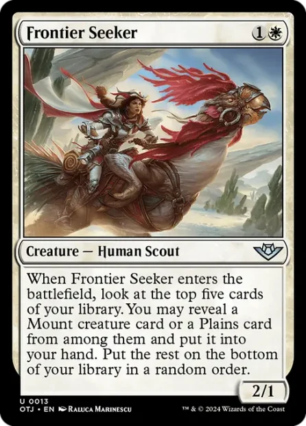 Frontier Seeker, Outlaws of Thunder Junction — Magic: The Gathering card