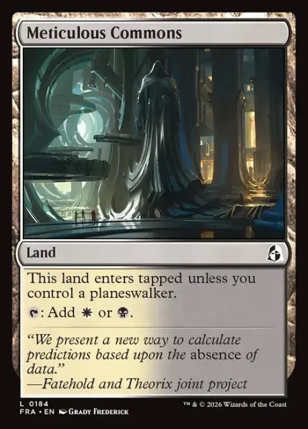 Meticulous Commons, Reality Fracture — Magic: The Gathering card