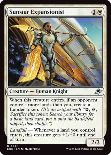 Sunstar Expansionist, Edge of Eternities — Magic: The Gathering card