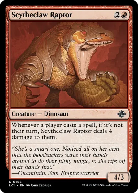 Scytheclaw Raptor, The Lost Caverns of Ixalan — Magic: The Gathering card
