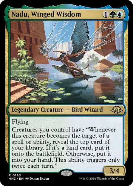 Nadu, Winged Wisdom, Modern Horizons 3 — Magic: The Gathering card