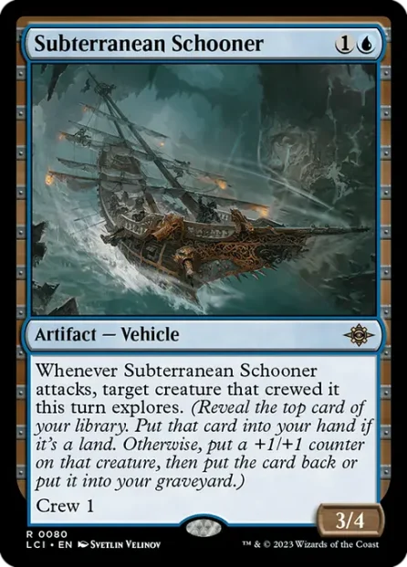 Subterranean Schooner, The Lost Caverns of Ixalan — Magic: The Gathering card