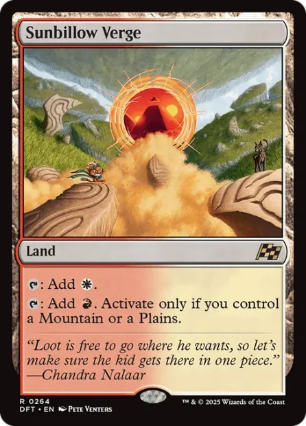 Sunbillow Verge, Aetherdrift — Magic: The Gathering card