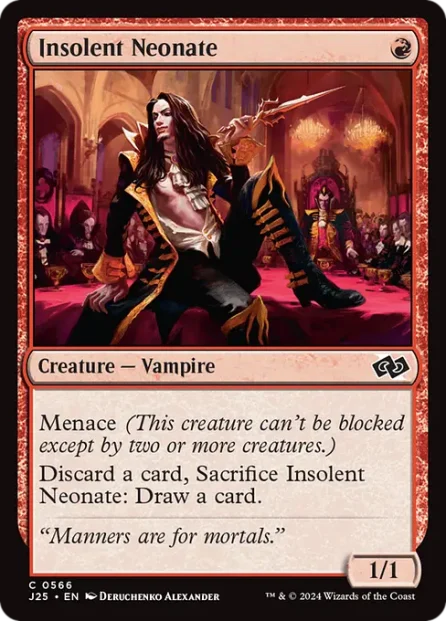 Insolent Neonate, Foundations Jumpstart — Magic: The Gathering card