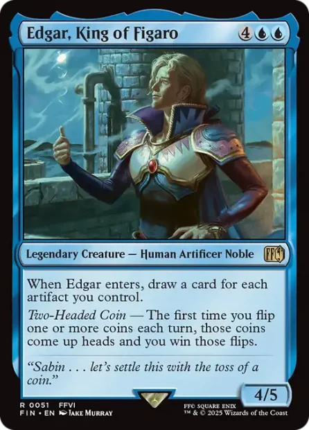Edgar, King of Figaro, Final Fantasy — Magic: The Gathering card