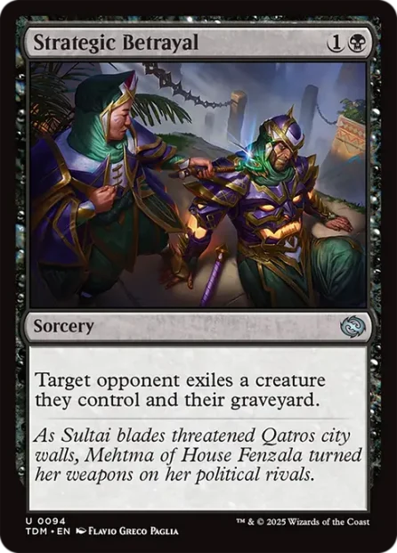 Strategic Betrayal, Tarkir: Dragonstorm — Magic: The Gathering card