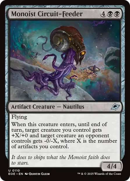 Monoist Circuit-Feeder, Edge of Eternities — Magic: The Gathering card