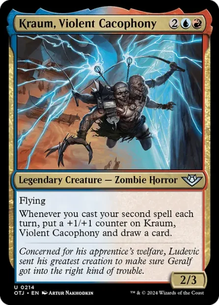 Kraum, Violent Cacophony, Outlaws of Thunder Junction — Magic: The Gathering card
